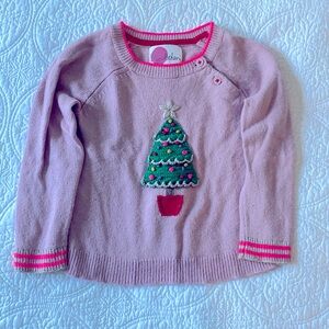 Mini boden holiday sweater 2-3